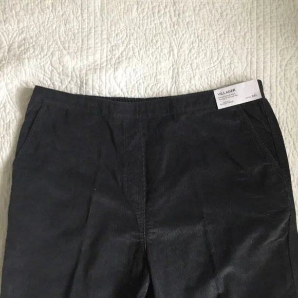 Northern Reflections Petite XXL P28" Wide Leg Grey Villager Cord - Picture 4 of 8